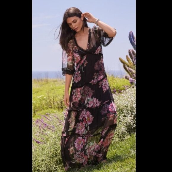 chinese dress ladies Johnny Was Dylane Maxi Dress – Monelle Vermont